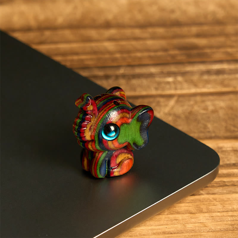 "Hoping for Strength and Good Fortune" 2Pcs Mini Elephant Includes Gift Message Card