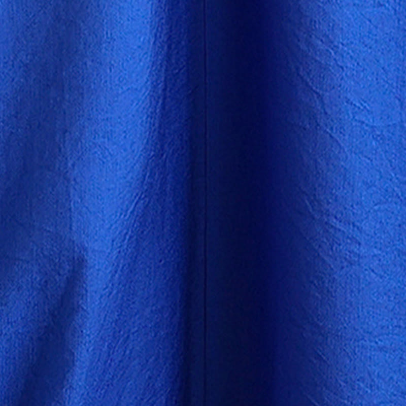 Tactile Cotton Blend Relaxed V-Neck Mindful Movement Midi Dress