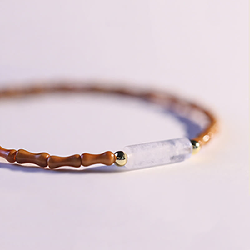 Ultra-fine Olive Pit Peace Bracelet