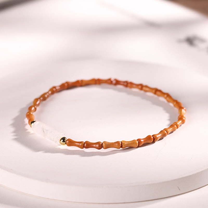 Ultra-fine Olive Pit Peace Bracelet