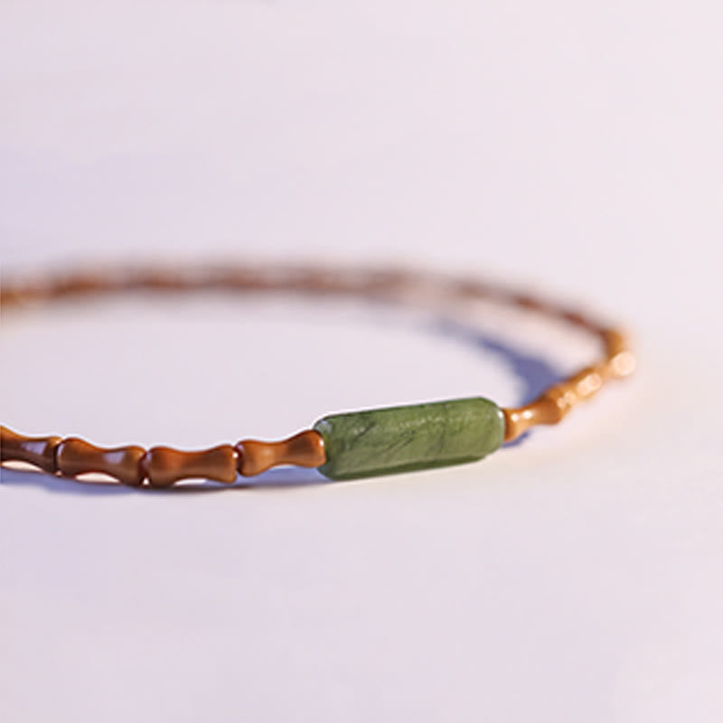 Ultra-fine Olive Pit Peace Bracelet