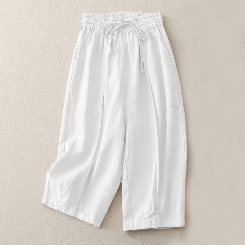 Breathable Cropped Wide-Leg Mindful Movement Pants
