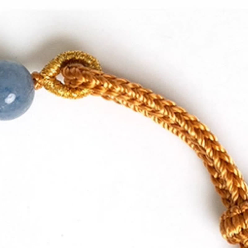 Adjustable Aventurine Ping An Kou Peace Buckle Bracelet