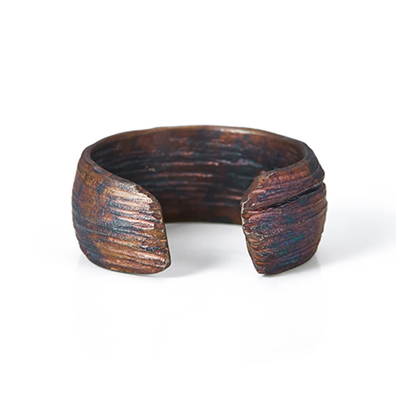 999 Sterling Silver, Brass & Copper Lotus Balance Ring