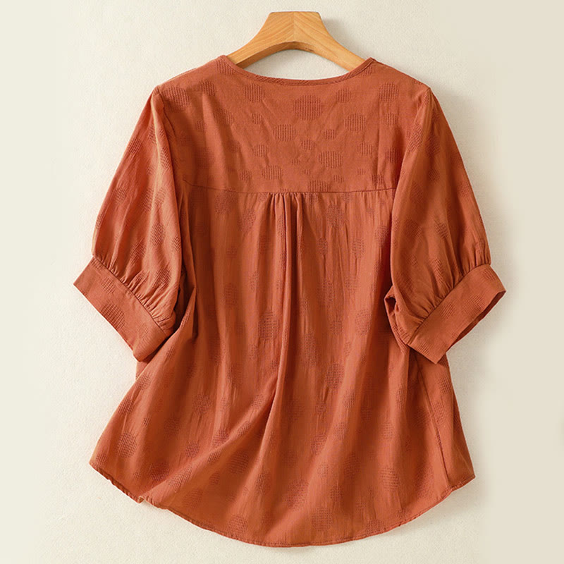 2pcs Plain Women's Short Sleeve Shirt Harem Pants Meditation Clothing Set