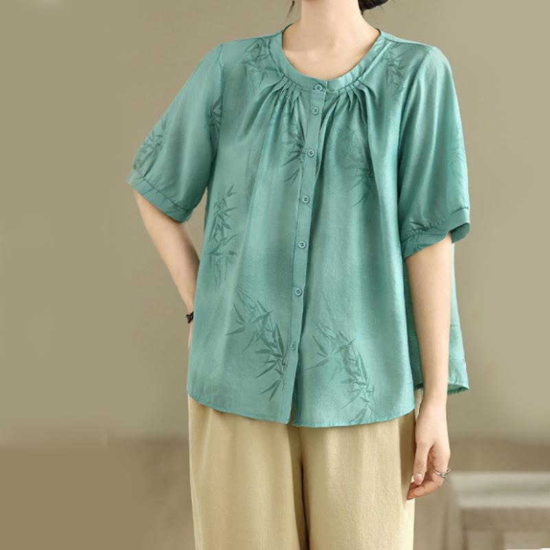 Breathable Cotton Relaxed Harem Pants and Shirt Meditation Set