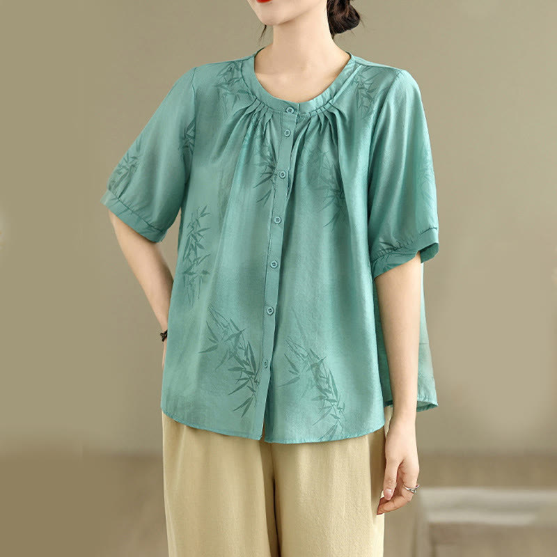 Breathable Cotton Relaxed Harem Pants and Shirt Meditation Set