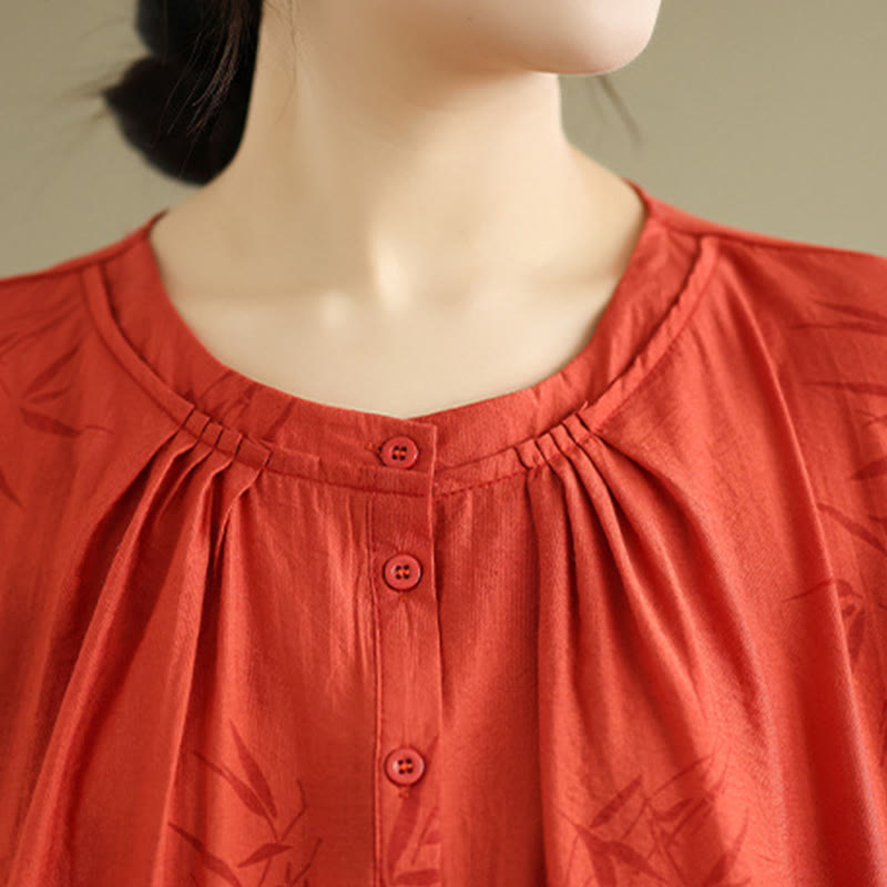 Breathable Cotton Relaxed Harem Pants and Shirt Meditation Set