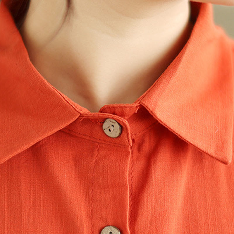 Breathable Cotton-Linen Loose-Fit Meditation Two-Piece Set