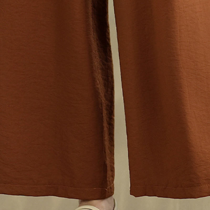 Breathable Cotton Loose-Fit Meditation Two-Piece Set