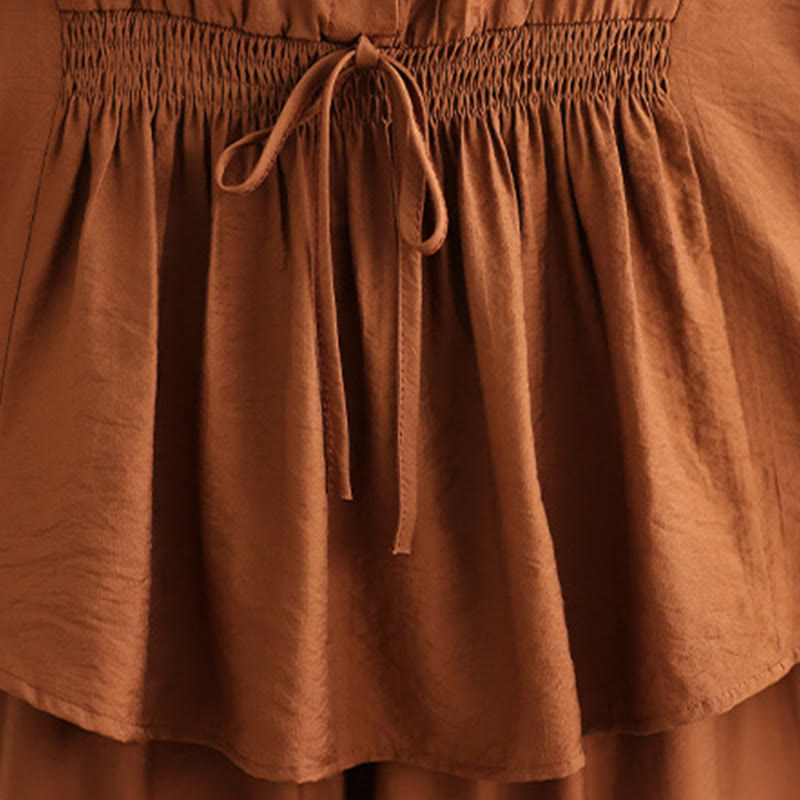 Breathable Cotton Loose-Fit Meditation Two-Piece Set