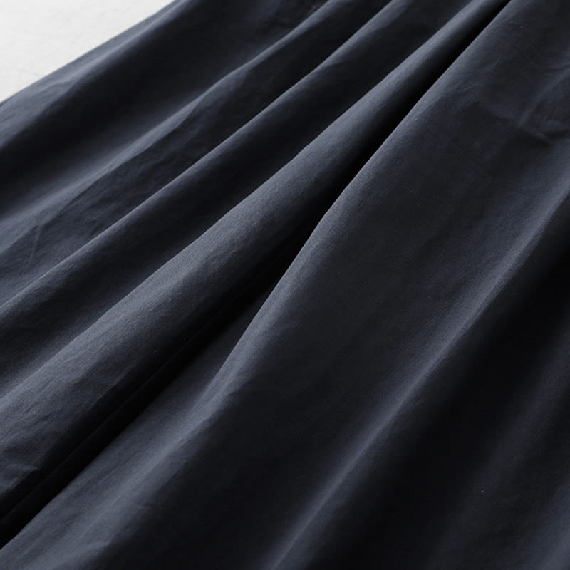 Lightweight Cropped Wide-Leg Meditation Pants with Pockets