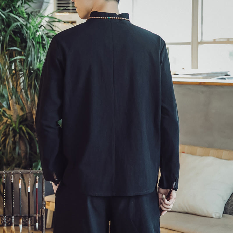 Tactile Cotton Blend Minimalist Men's Meditation Set