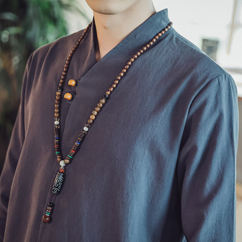 Tactile Cotton Blend Minimalist Men's Meditation Set