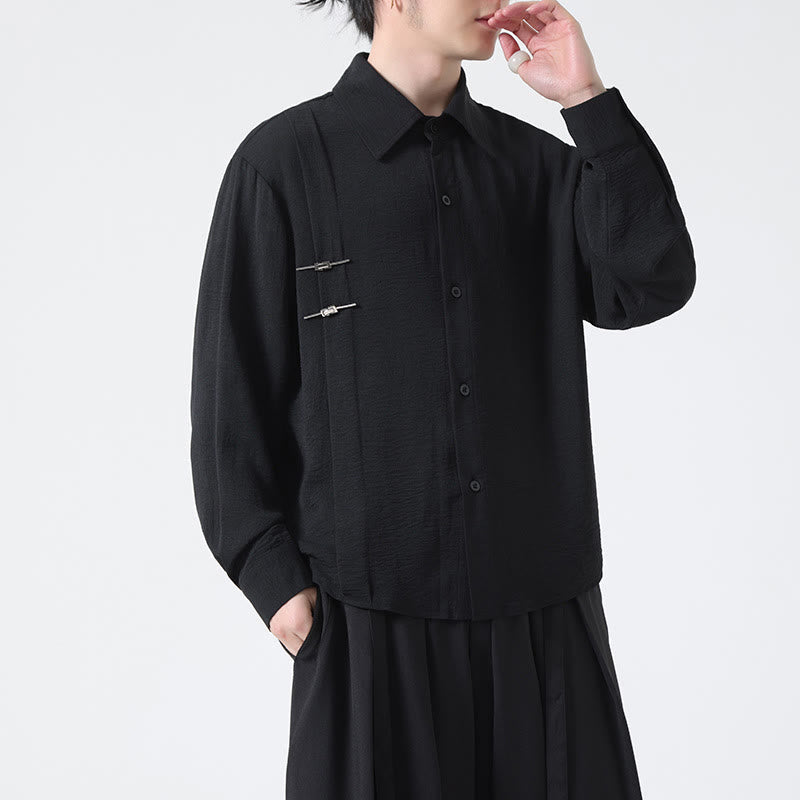Breathable Stand Collar Long Sleeve Meditation Shirt