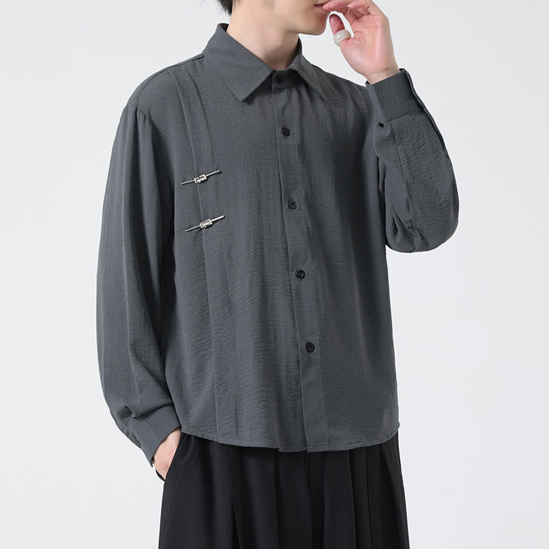 Breathable Stand Collar Long Sleeve Meditation Shirt