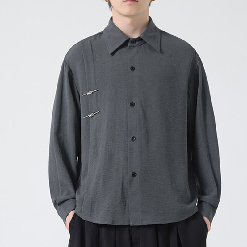 Breathable Stand Collar Long Sleeve Meditation Shirt