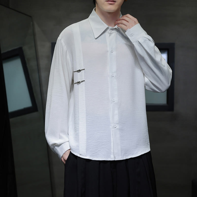 Breathable Stand Collar Long Sleeve Meditation Shirt