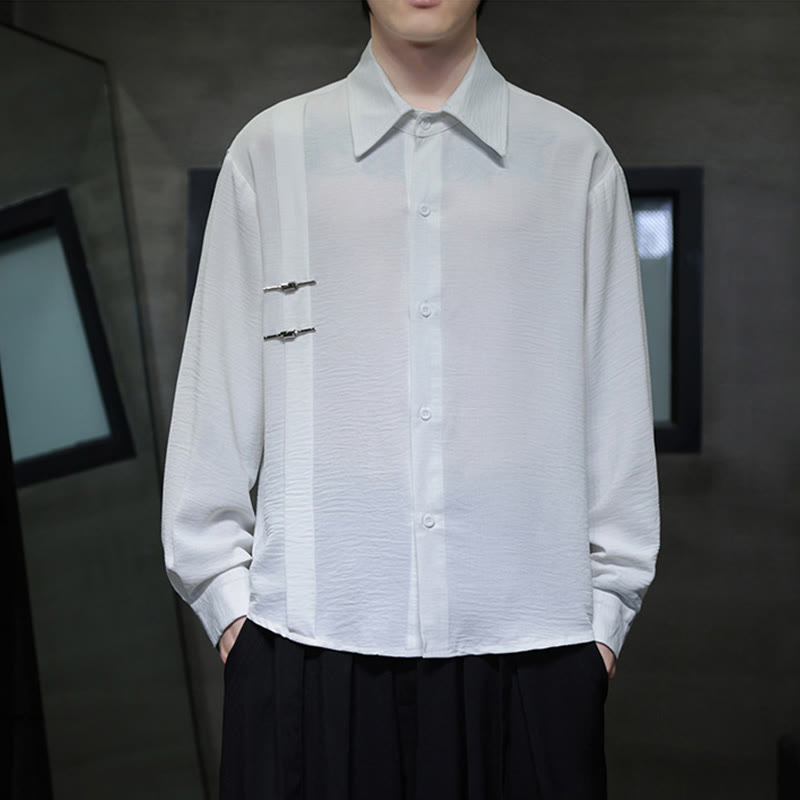 Breathable Stand Collar Long Sleeve Meditation Shirt