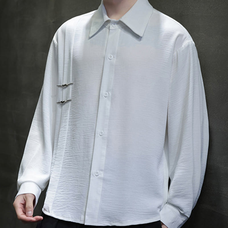 Breathable Stand Collar Long Sleeve Meditation Shirt