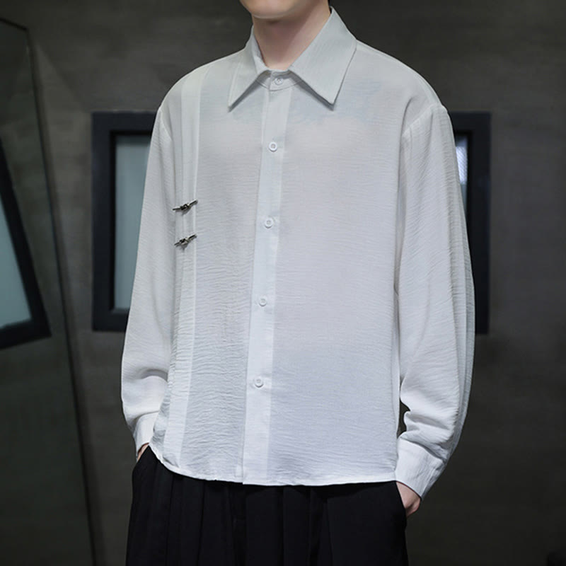 Breathable Stand Collar Long Sleeve Meditation Shirt