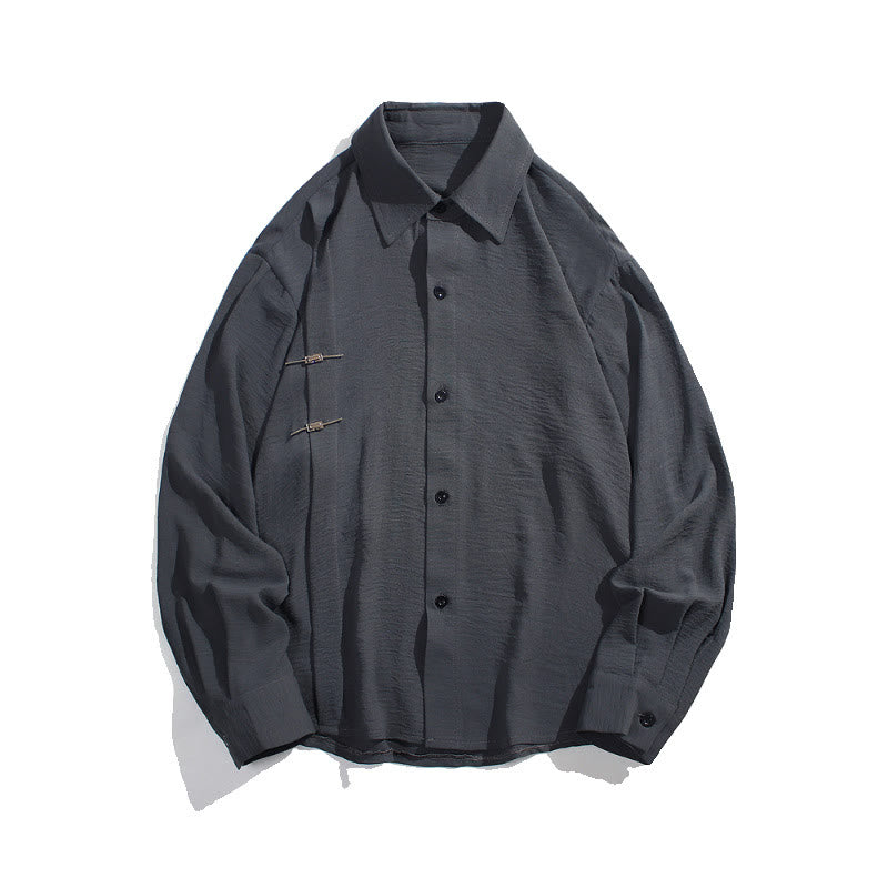 Breathable Stand Collar Long Sleeve Meditation Shirt