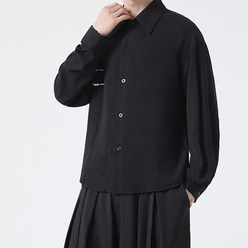 Breathable Stand Collar Long Sleeve Meditation Shirt