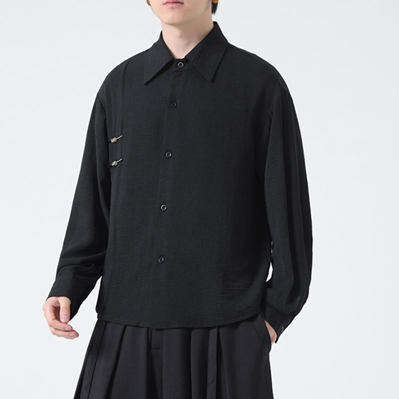 Breathable Stand Collar Long Sleeve Meditation Shirt
