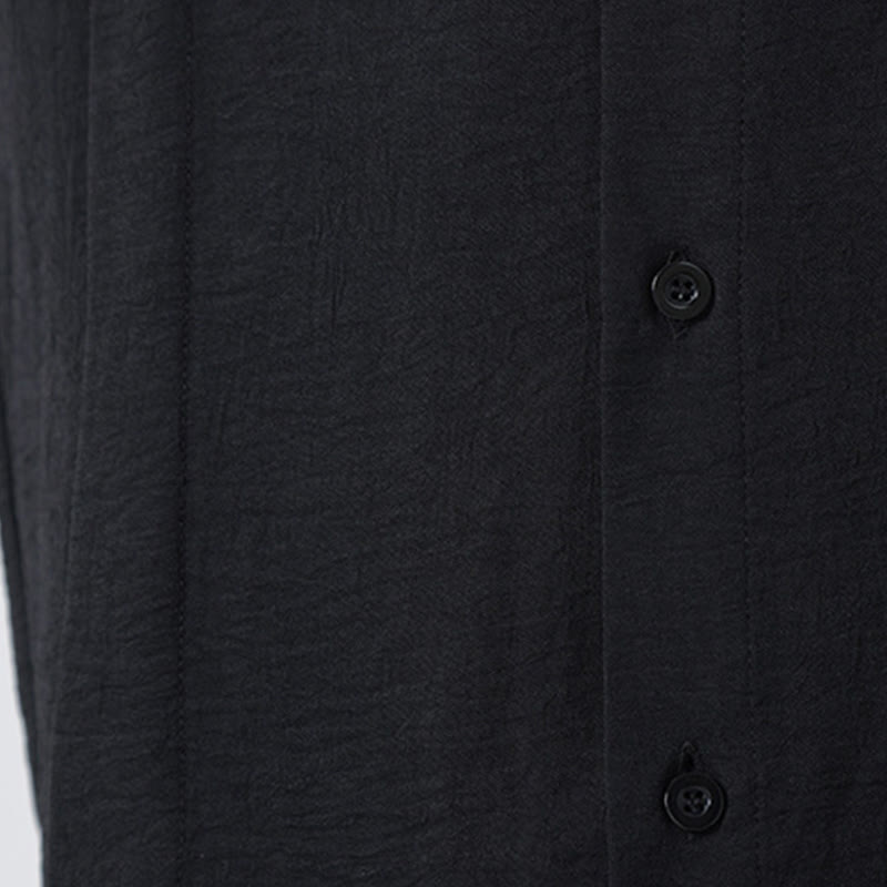 Breathable Stand Collar Long Sleeve Meditation Shirt