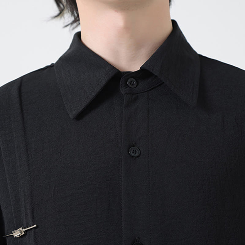Breathable Stand Collar Long Sleeve Meditation Shirt