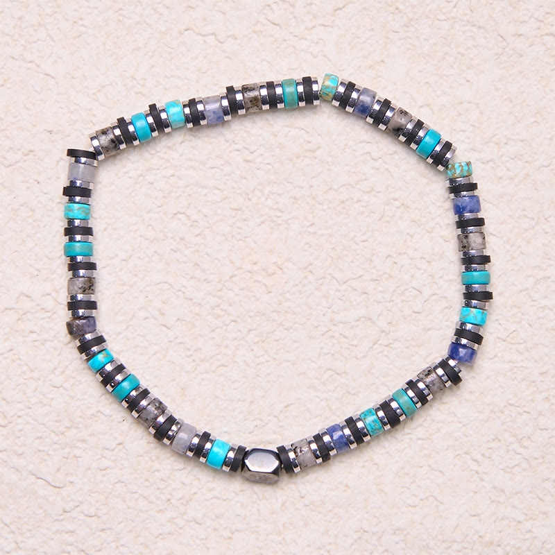 Various Stones Hematite Turquoise Emperor Stone Powerful Support Bracelet