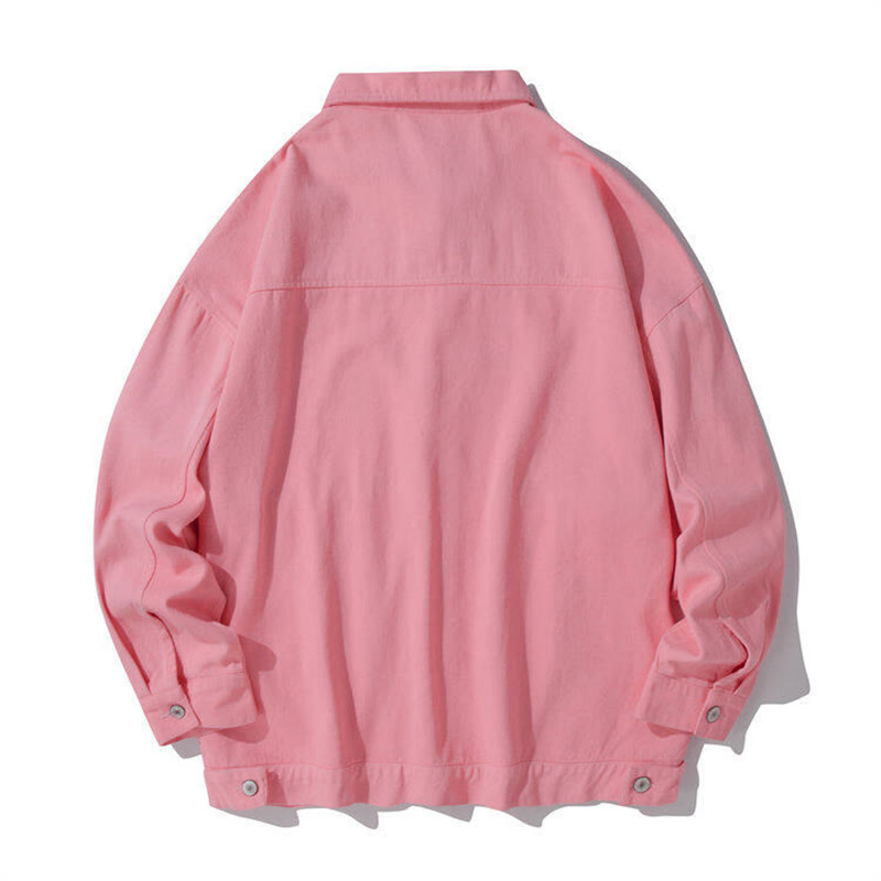 Tactile Cotton Stand Collar Minimalist Meditation Jacket