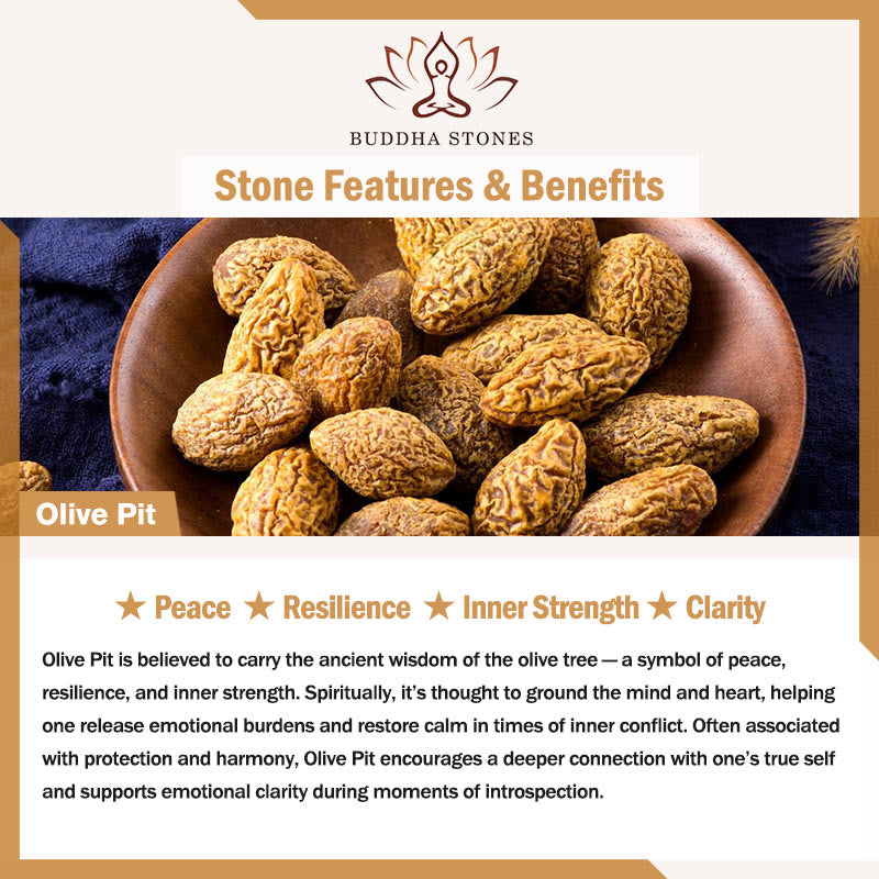 Ultra-fine Olive Pit Lotus Inner Strength Double Circle Bracelet