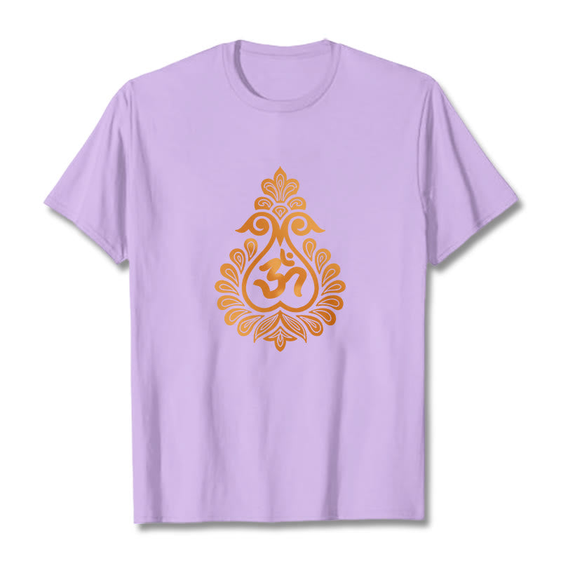 Cotton Unisex OM Graphic Meditation T-Shirt