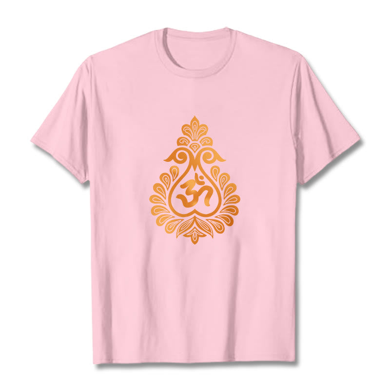 Cotton Unisex OM Graphic Meditation T-Shirt