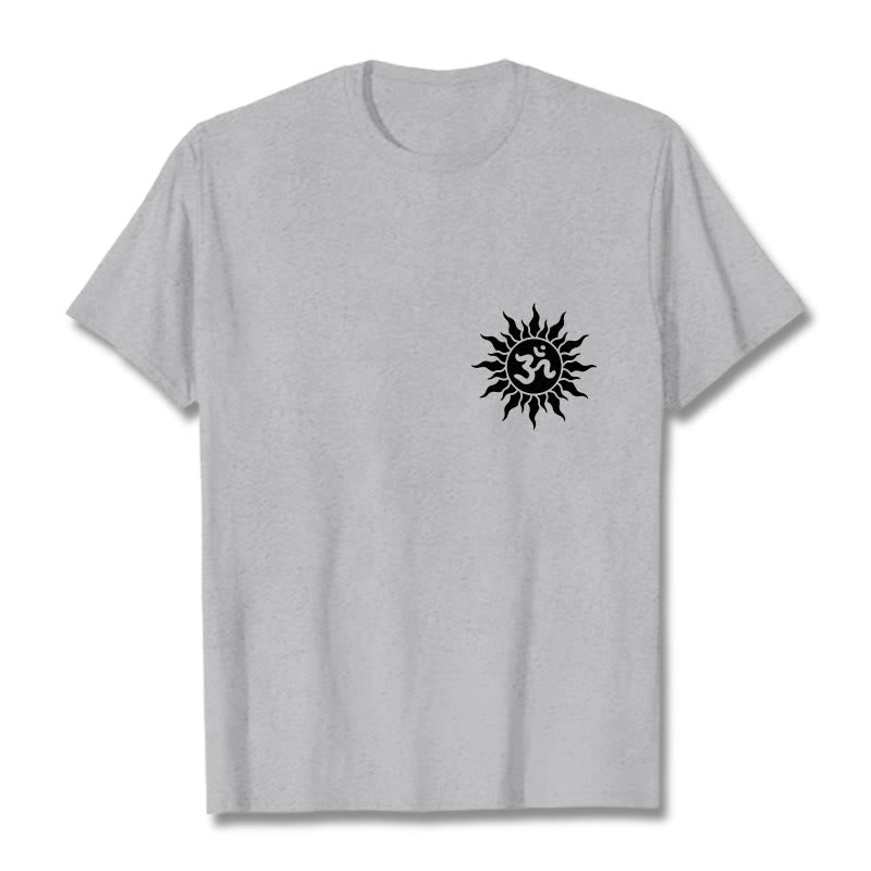 Tactile Cotton Unisex OM Symbol Meditation Tee