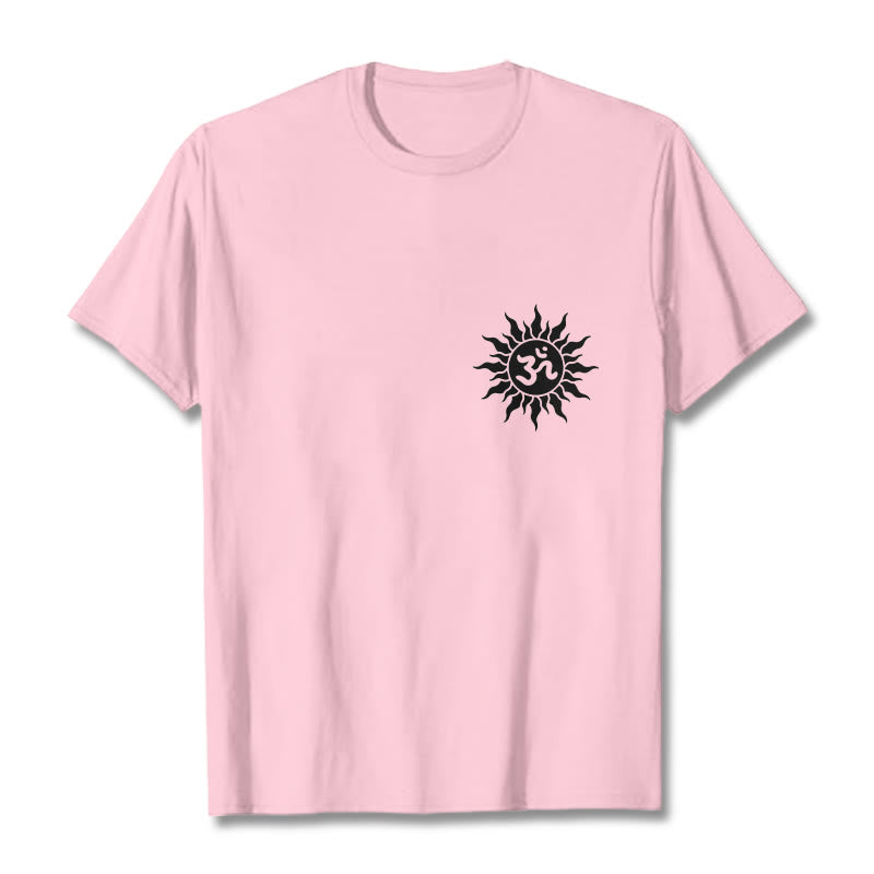 Tactile Cotton Unisex OM Symbol Meditation Tee