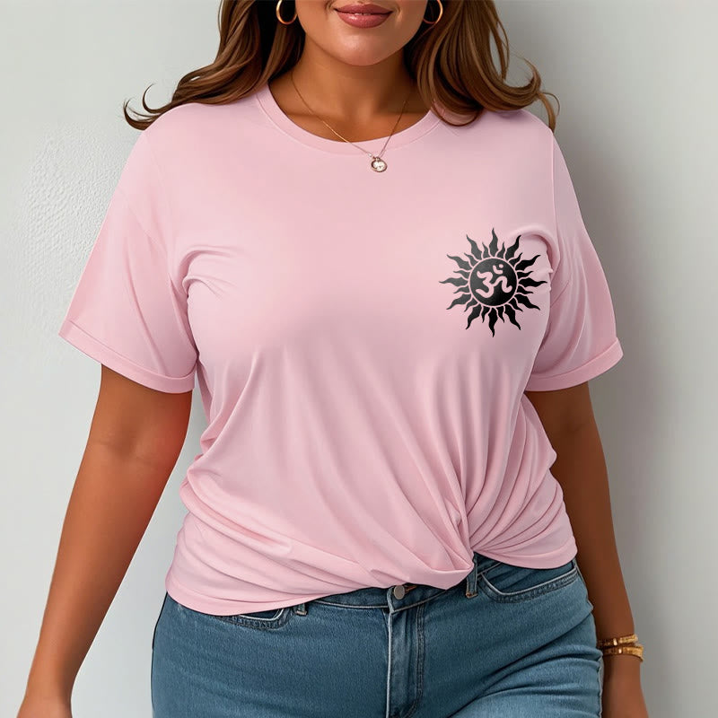 Tactile Cotton Unisex OM Symbol Meditation Tee