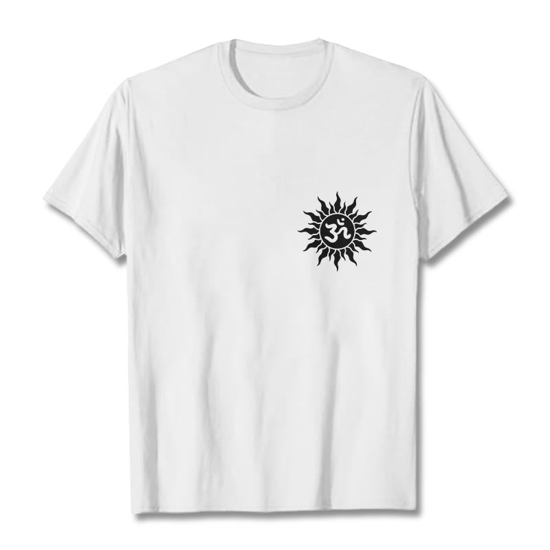 Tactile Cotton Unisex OM Symbol Meditation Tee