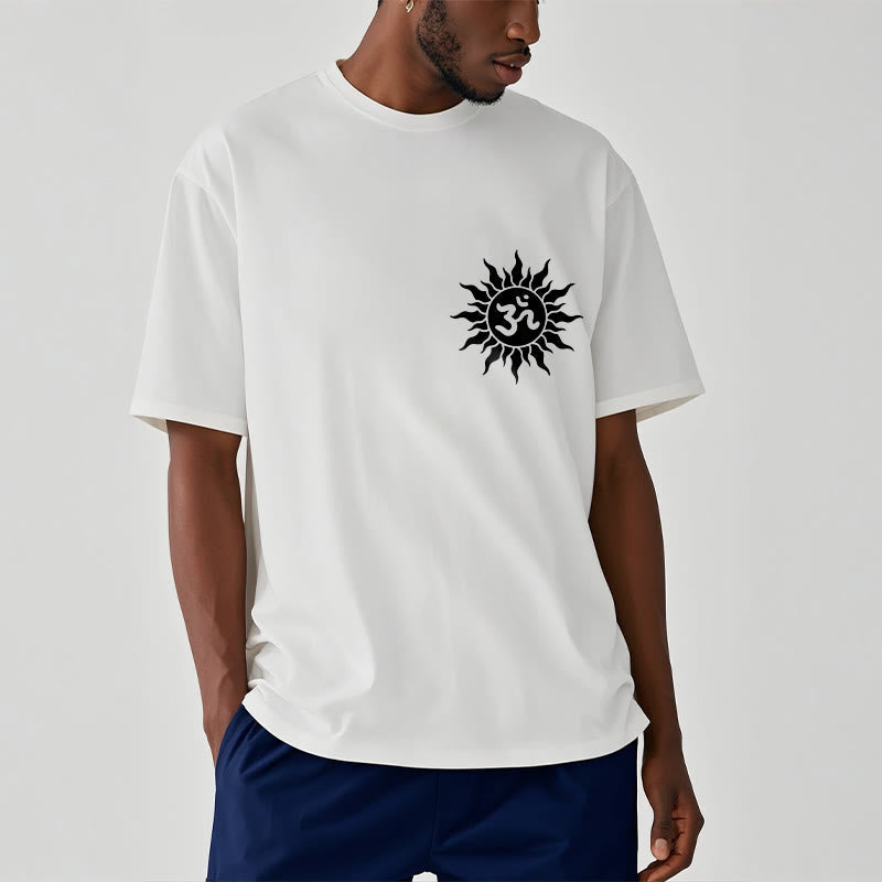 Tactile Cotton Unisex OM Symbol Meditation Tee