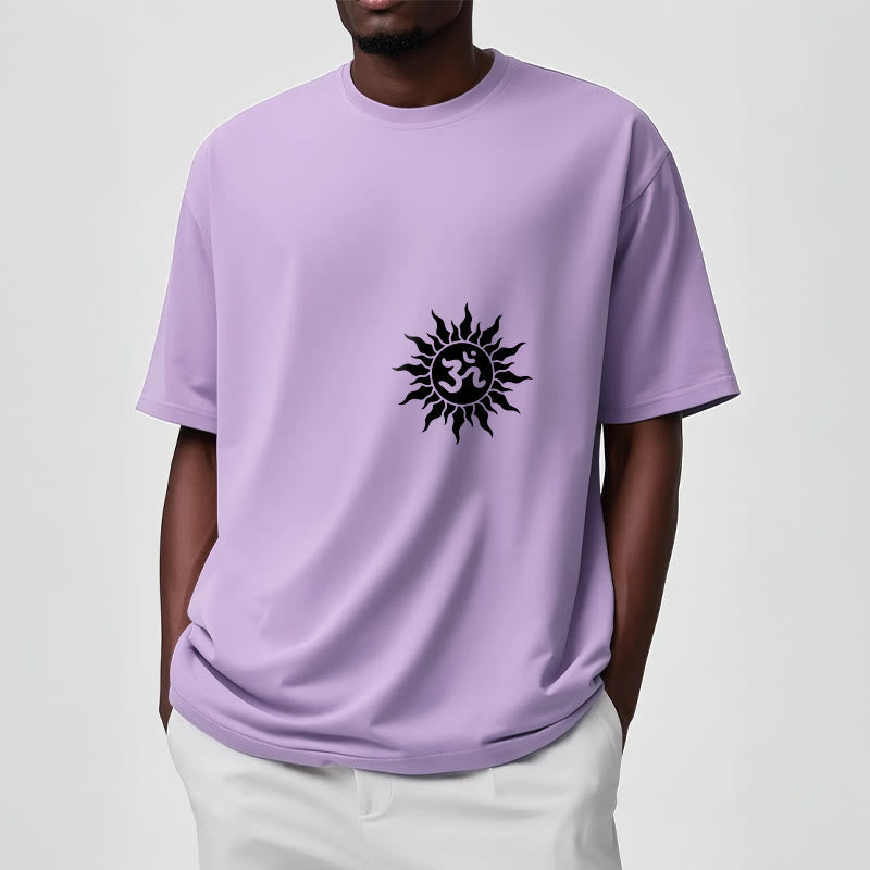 Tactile Cotton Unisex OM Symbol Meditation Tee