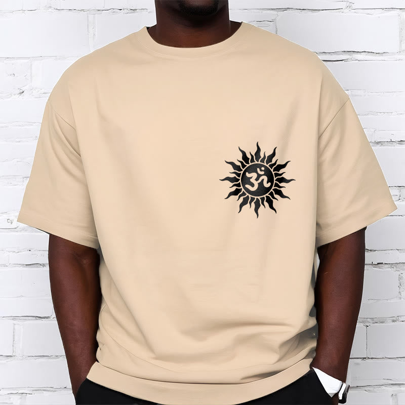 Tactile Cotton Unisex OM Symbol Meditation Tee