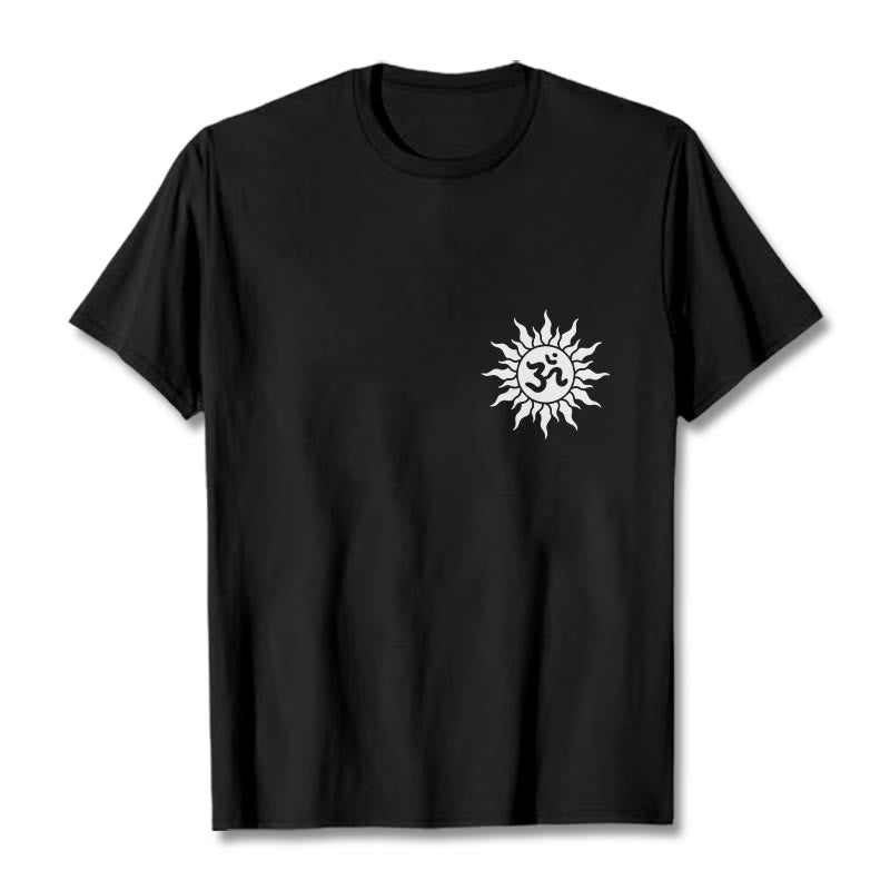 Tactile Cotton Unisex OM Symbol Meditation Tee