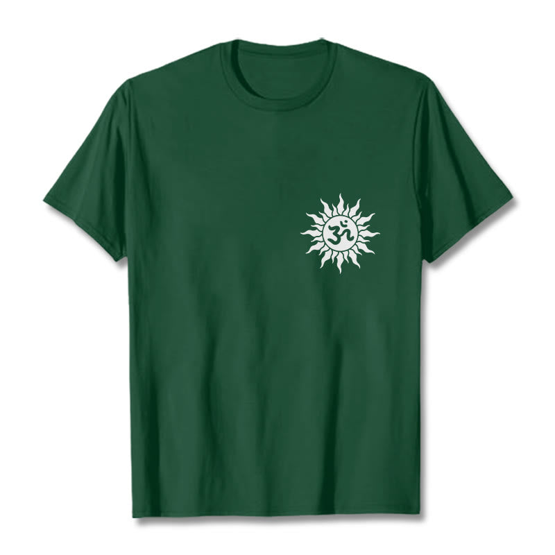 Tactile Cotton Unisex OM Symbol Meditation Tee