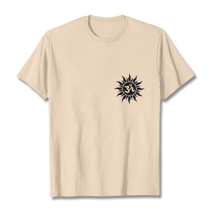 Tactile Cotton Unisex OM Symbol Meditation Tee