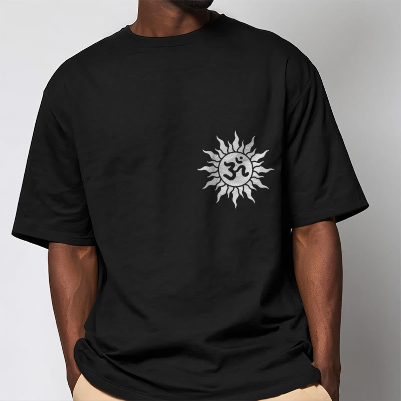 Tactile Cotton Unisex OM Symbol Meditation Tee
