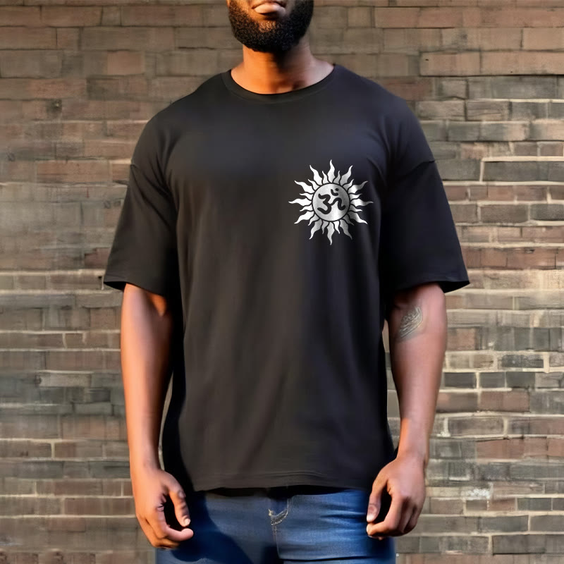 Tactile Cotton Unisex OM Symbol Meditation Tee