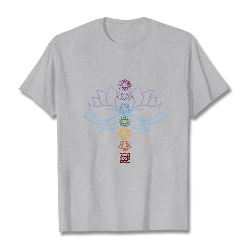 Tactile Cotton Chakra Alignment Meditation Tee