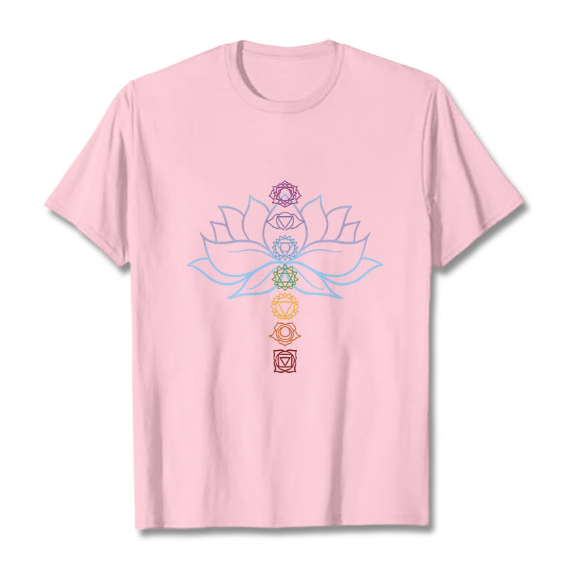 Tactile Cotton Chakra Alignment Meditation Tee