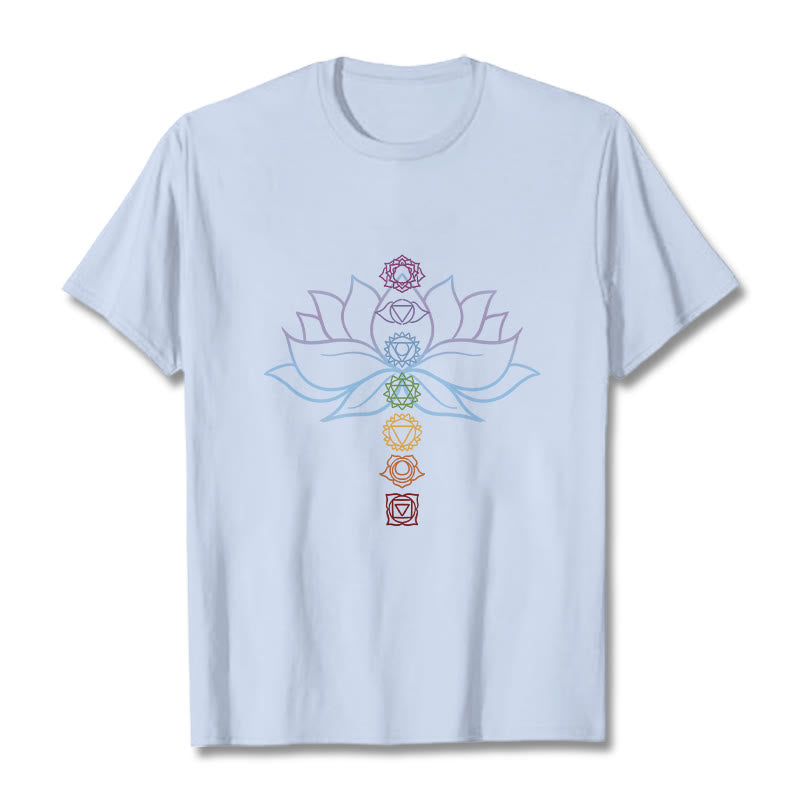 Tactile Cotton Chakra Alignment Meditation Tee